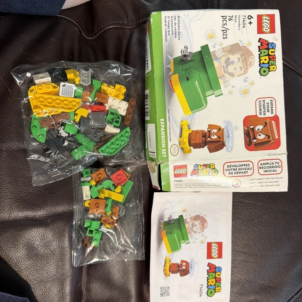 LEGO Super Mario: Goomba's Shoe Expansion Set (71404) Open Box Sealed Legos